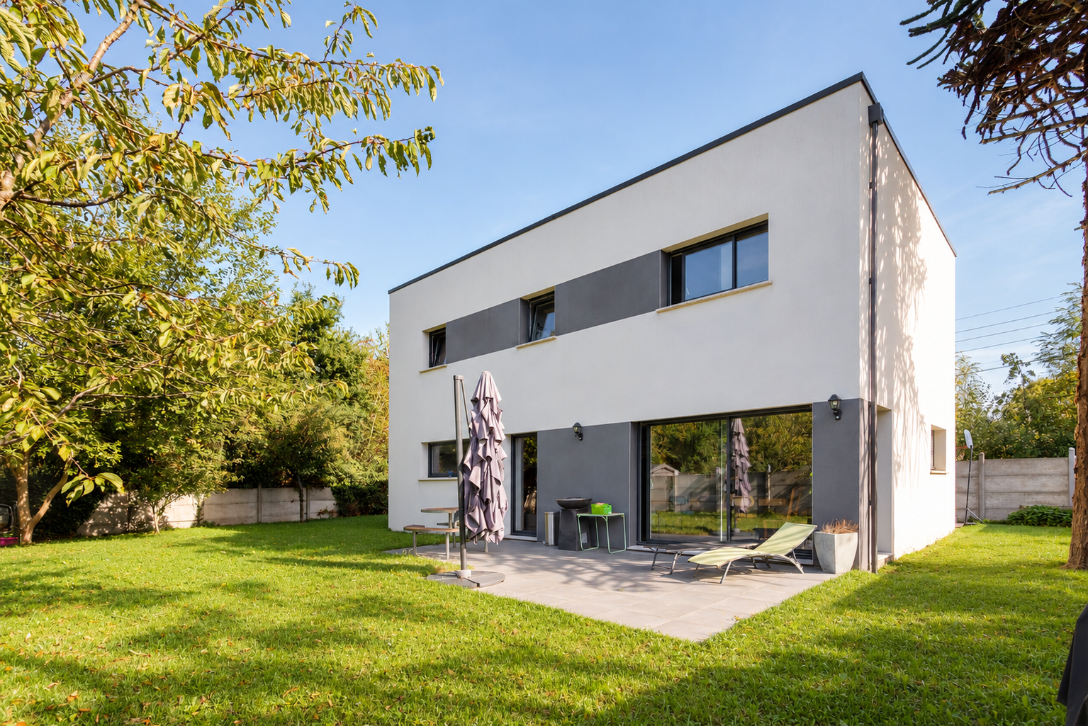 LOMME MAISON INDIVIDUELLE CUBIQUE 160 M2 5 CHAMBRES JARDIN SUD-OUEST DPE A – Lille